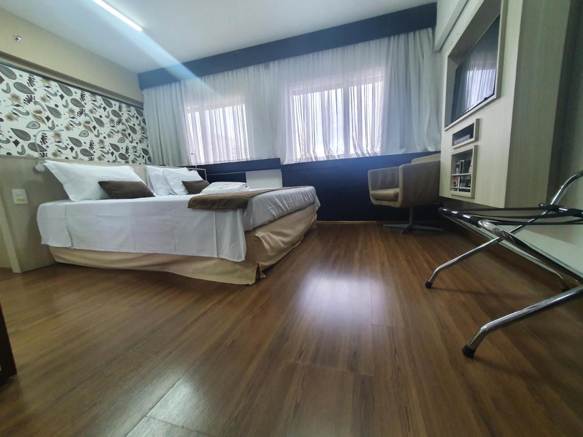 Lindo Flat Em Hotel 4 Estrelas Na Bela Vista São Paulo Extérieur photo